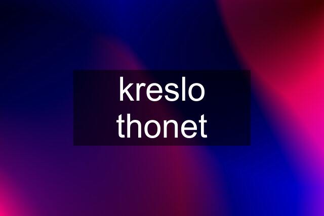 kreslo thonet