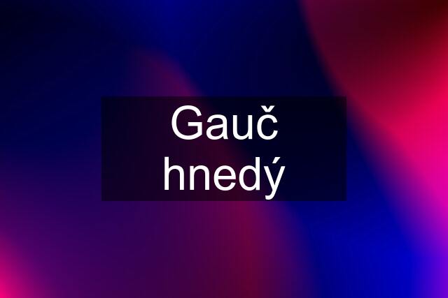 Gauč hnedý