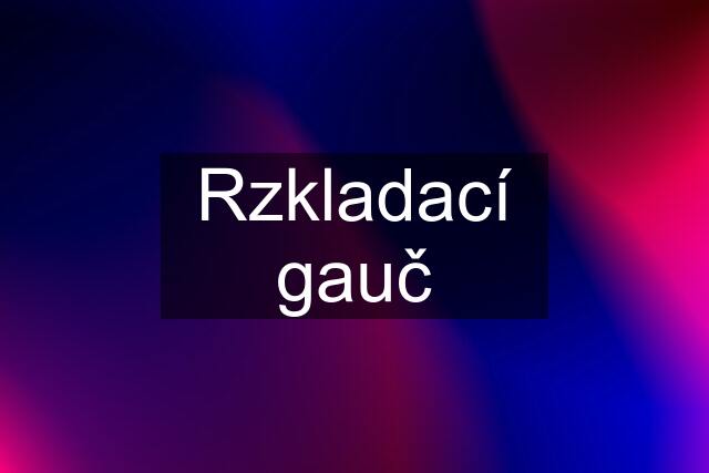 Rzkladací gauč