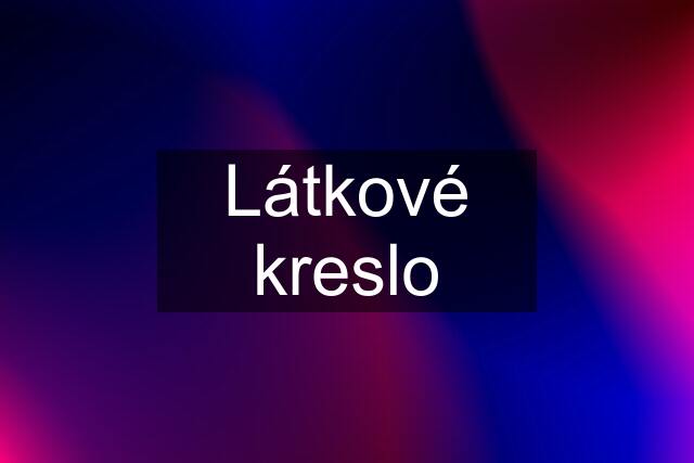 Látkové kreslo