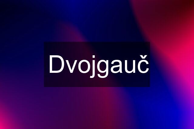 Dvojgauč