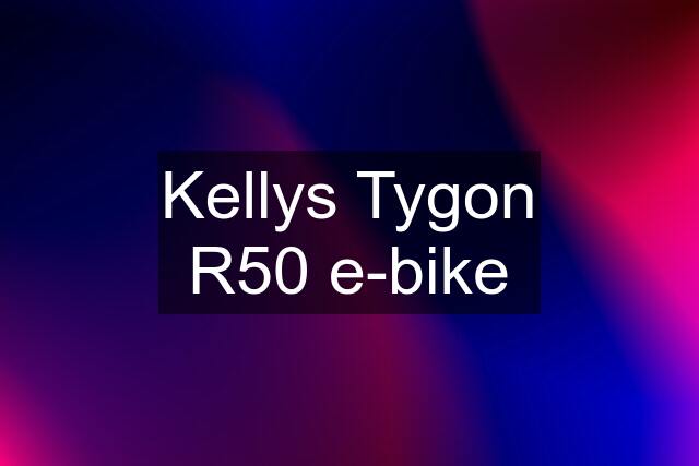 Kellys Tygon R50 e-bike