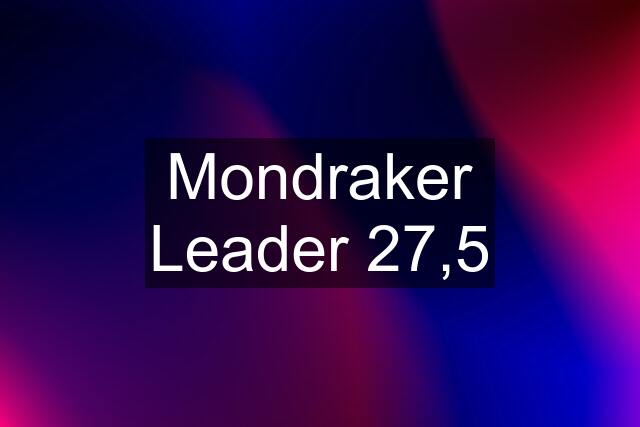 Mondraker Leader 27,5