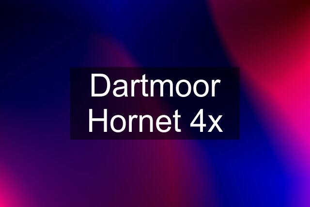 Dartmoor Hornet 4x