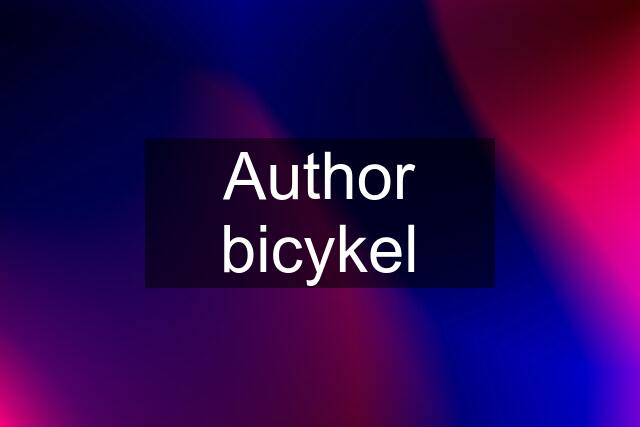 Author bicykel