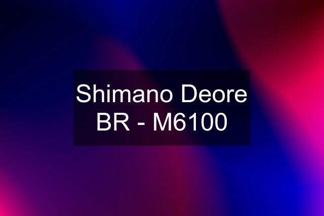 Shimano Deore BR - M6100