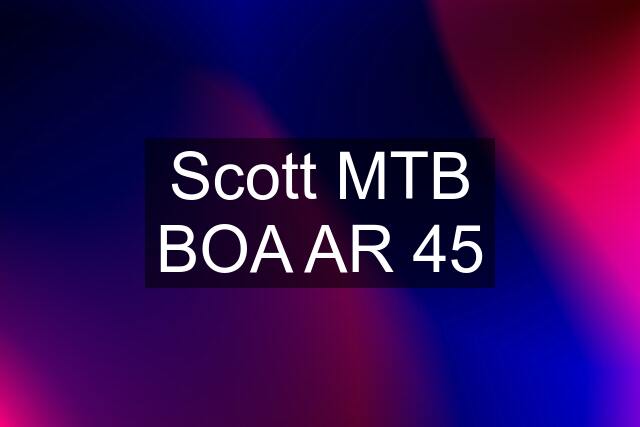 Scott MTB BOA AR 45