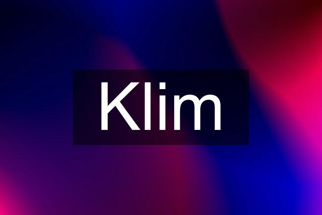 Klim