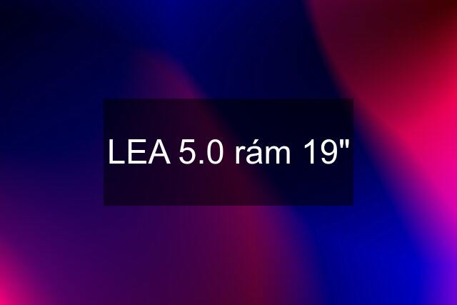 LEA 5.0 rám 19"