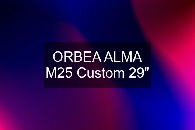 ORBEA ALMA M25 Custom 29"