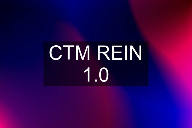 CTM REIN 1.0