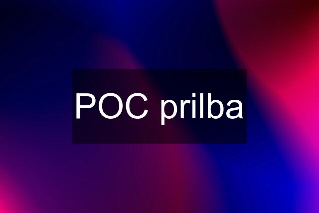 POC prilba