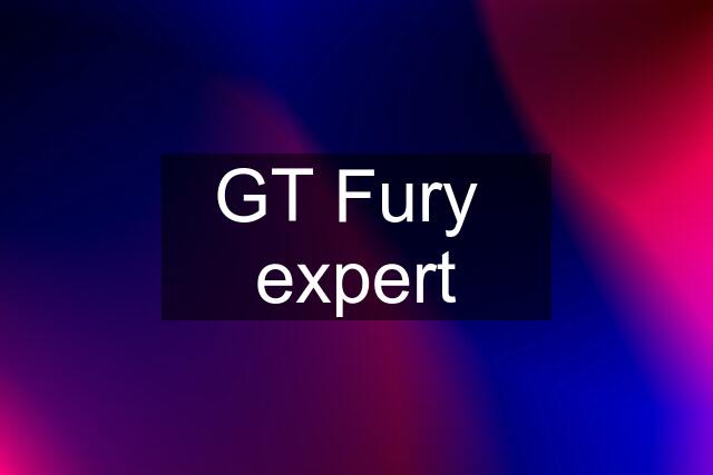 GT Fury  expert