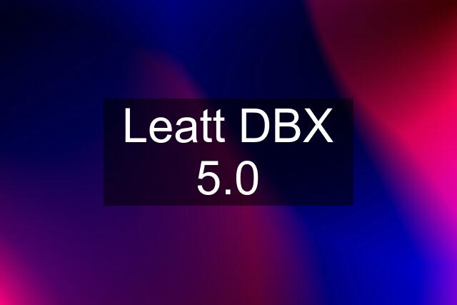 Leatt DBX 5.0