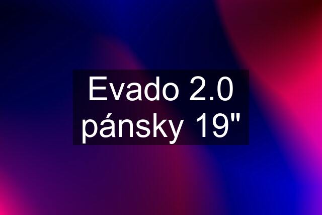 Evado 2.0 pánsky 19"