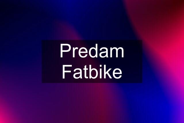 Predam Fatbike