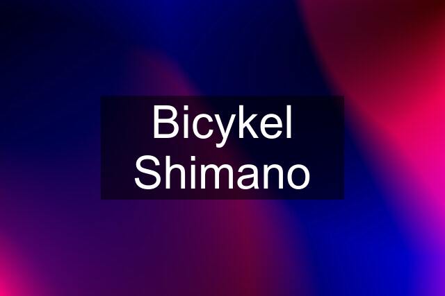 Bicykel Shimano