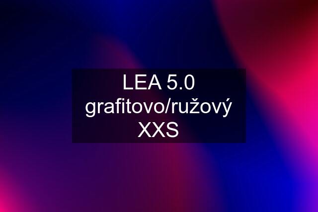 LEA 5.0 grafitovo/ružový XXS
