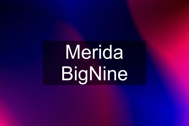 Merida BigNine