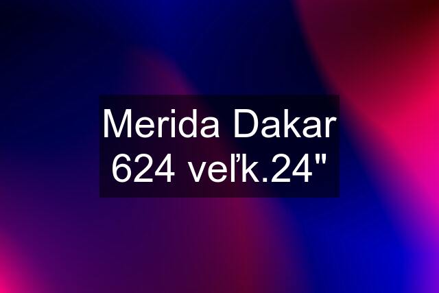 Merida Dakar 624 veľk.24"