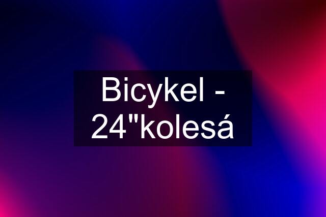 Bicykel - 24"kolesá