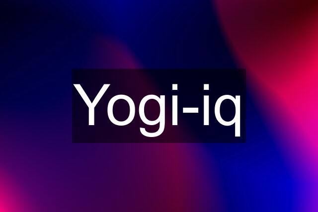 Yogi-iq