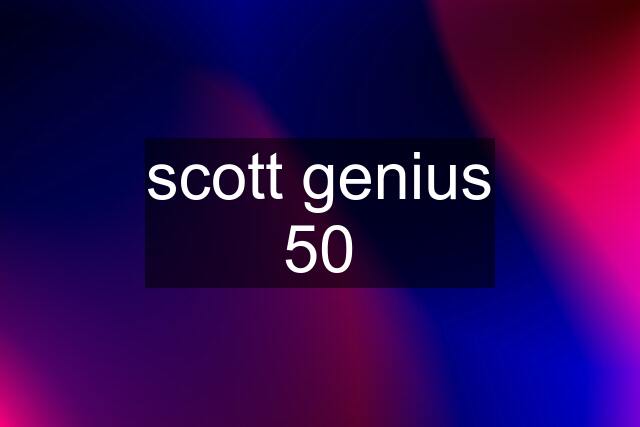 scott genius 50