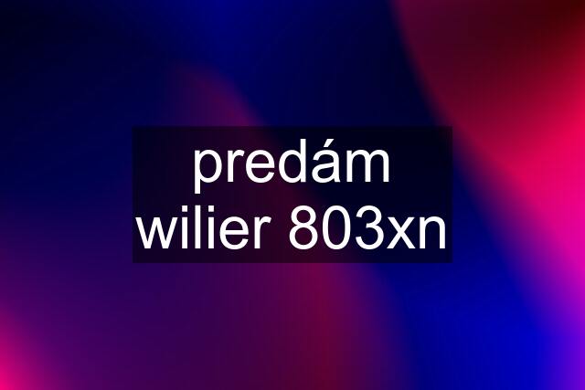 predám wilier 803xn