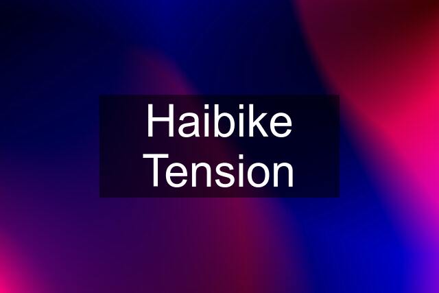 Haibike Tension