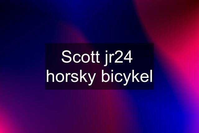 Scott jr24  horsky bicykel