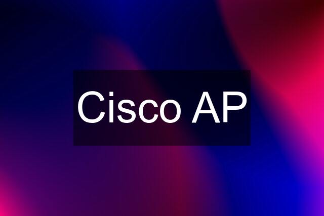 Cisco AP