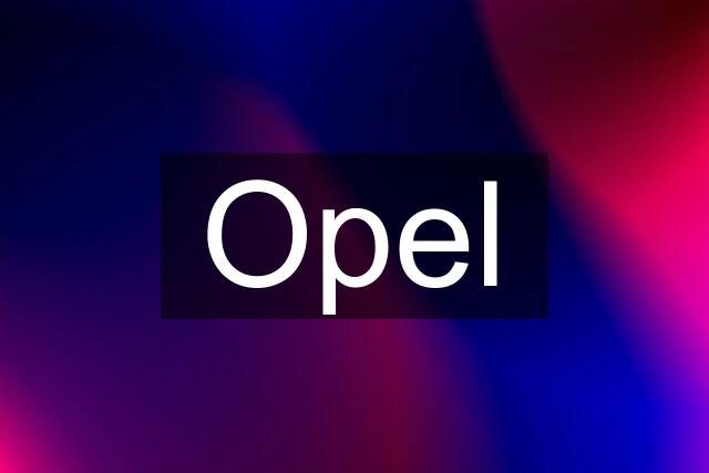 Opel