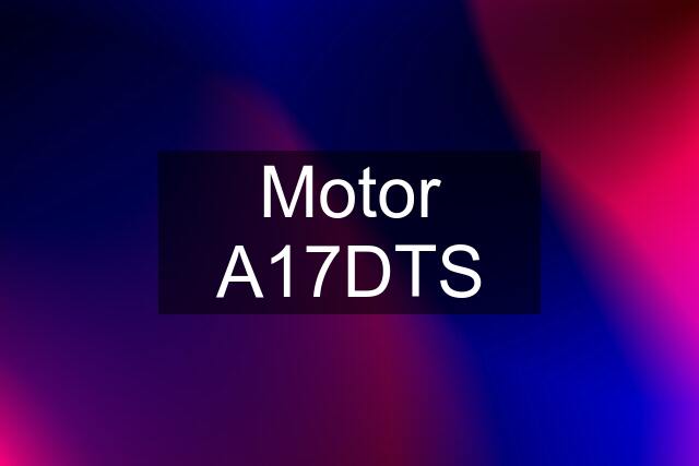 Motor A17DTS