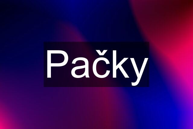 Pačky