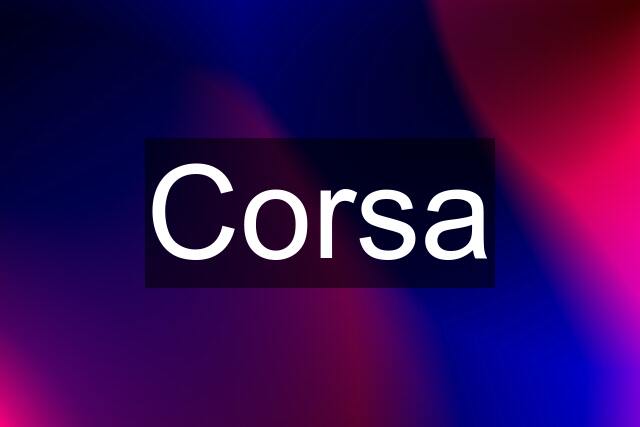 Corsa