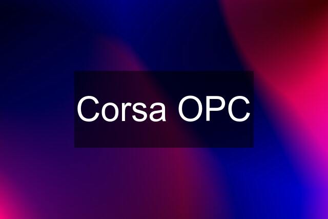 Corsa OPC