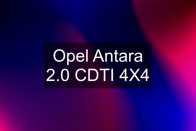 Opel Antara 2.0 CDTI 4X4