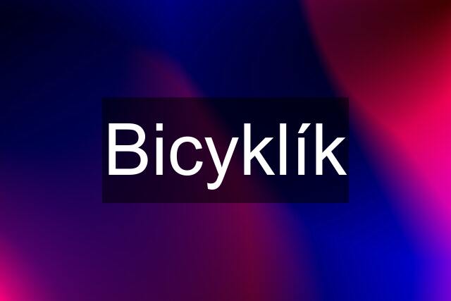 Bicyklík