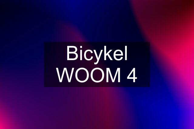 Bicykel WOOM 4