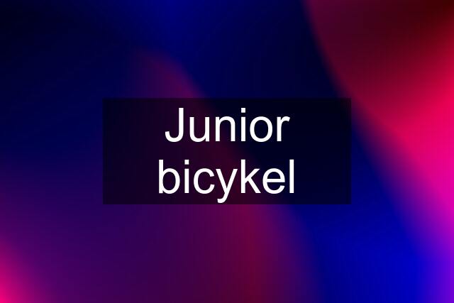 Junior bicykel