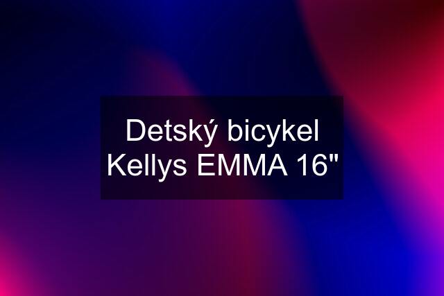 Detský bicykel Kellys EMMA 16"