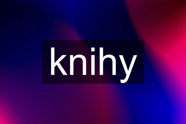 knihy