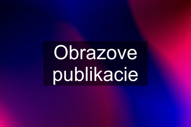 Obrazove publikacie