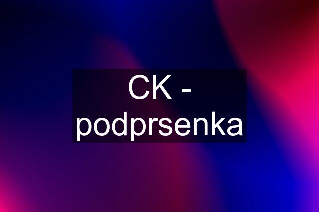 CK - podprsenka