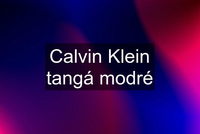 Calvin Klein tangá modré