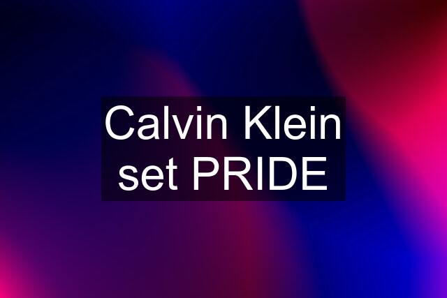 Calvin Klein set PRIDE