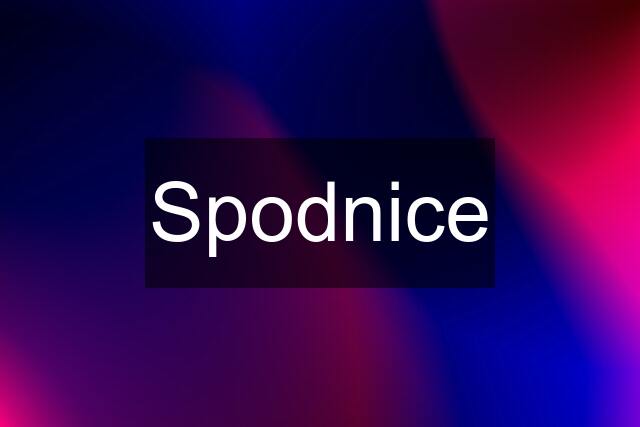 Spodnice