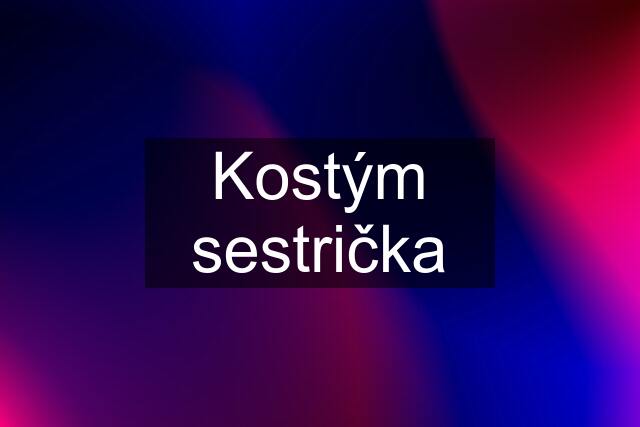 Kostým sestrička