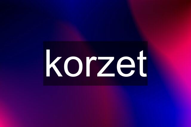 korzet