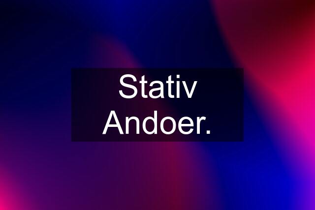 Stativ Andoer.